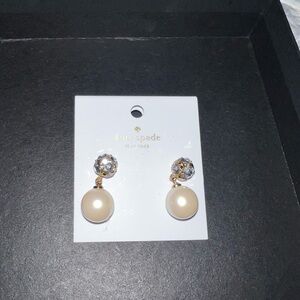 Kate Spade earrings (pears and crystal)
